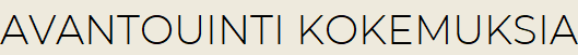 Avantouinti kokemuksia